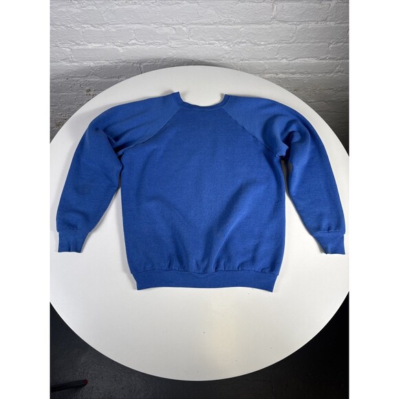 Vintage 90's Field of Dreams Baseball Movie Promo Raglan Sweatshirt Blue XL - Picture 9 of 9